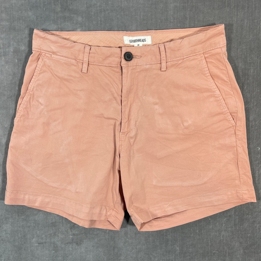 GOODTHREADS Women's Size 28 Peach Pink‎ Shorts Casual Everyday Comfortable
